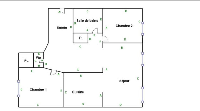 Vente Appartement t3 Rives 38140