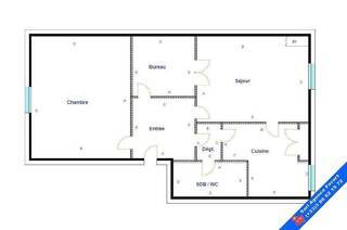Location Appartement Joigny 3 pièces 58.12 m²
