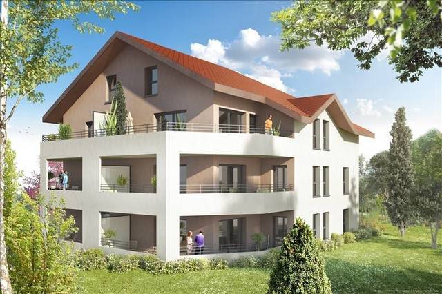 Programme neuf à Cruseilles Résidence L'aubépine - 1 appartement - du Studio à T4 - à partir de 150 000 €