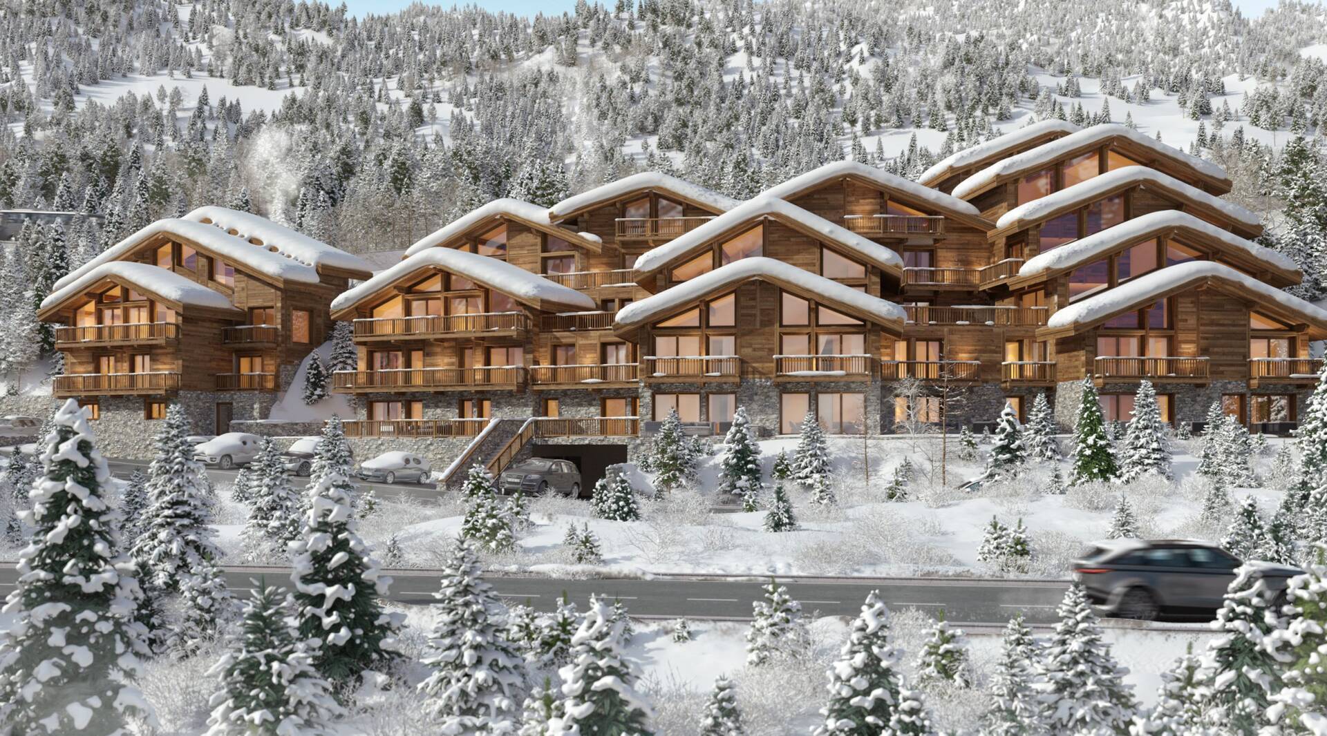 Les Chalets New Property To Meribel Mottaret 73550