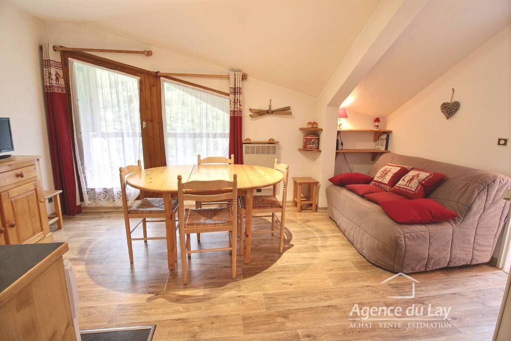Sold Apartment t2 37 m² Les Contamines-Montjoie 74170 Hameaux du Lay