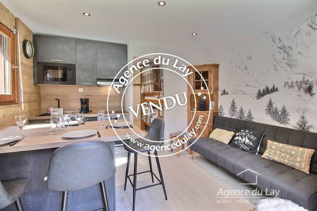 Vendu Appartement t2 24.72 m² Les Contamines-Montjoie 74170 Hameaux du Lay