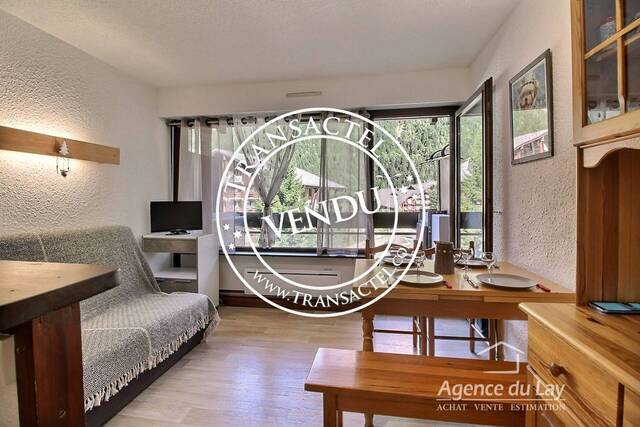 Sold property - Apartment t1 27.92 m² Les Contamines-Montjoie 74170 Hameaux du Lay