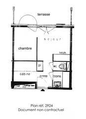 Sold Apartment t2 23.02 m² Les Contamines-Montjoie 74170 Les Hameaux du Lay