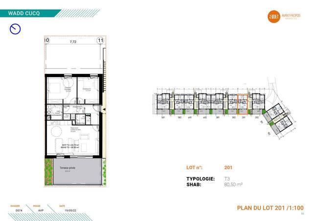 Vente Appartement 3 pièces 80 m² Cucq 62780