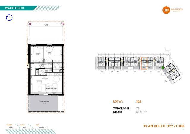 Sale Apartment 3 pièces 80.5 m² Cucq 62780