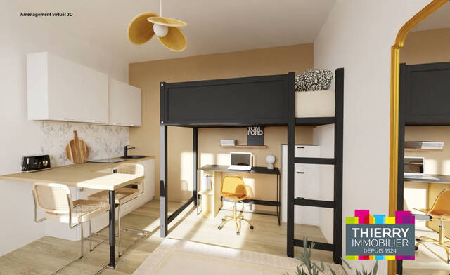 Acheter Appartement 1 pièce 15 m² Rennes 35000 Centre Ville