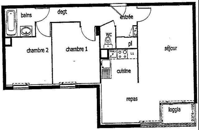 Location Appartement t3 62 m² Carquefou 44470