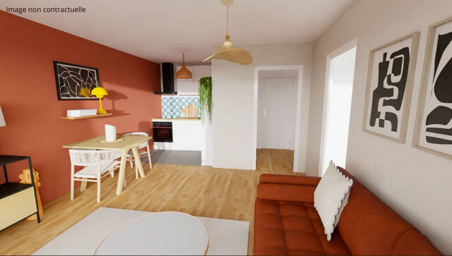Vente Appartement 2 pièces 40.69 m² Saint-Nazaire 44600 Parc Paysager