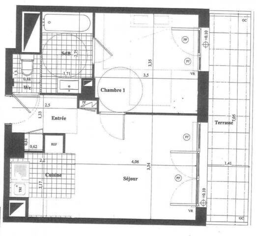 Location Appartement t2 39 m² Saint-Herblain 44800