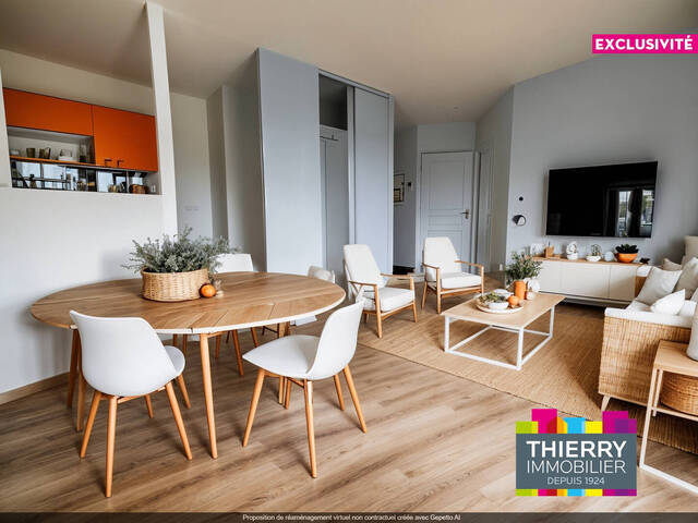 Vente Appartement 2 pièces 36.27 m² Nantes 44300 Rond-point de Rennes