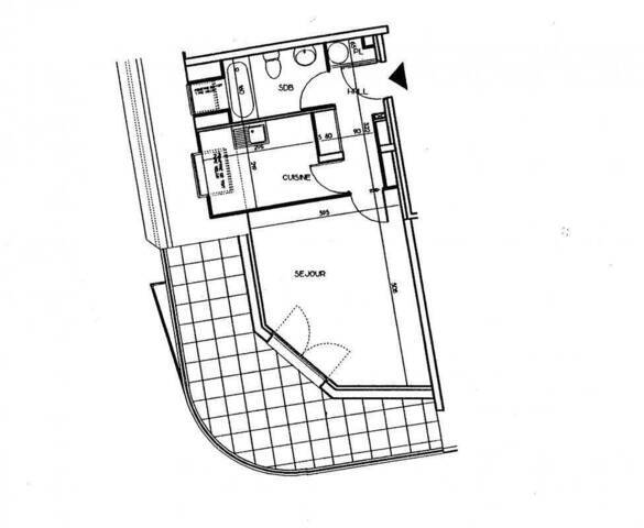 Location Appartement t1 bis 31 m² Nantes 44000