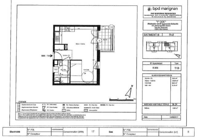 Location Appartement t1 bis 36 m² Saint-Nazaire 44600