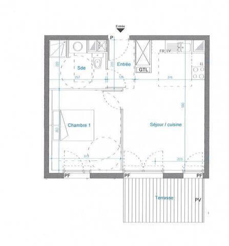 Location Appartement t2 39 m² Saint-Nazaire 44600