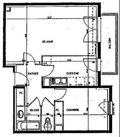 Location Appartement t2 51 m² Nantes 44000 Préfecture // Saint Mihiel