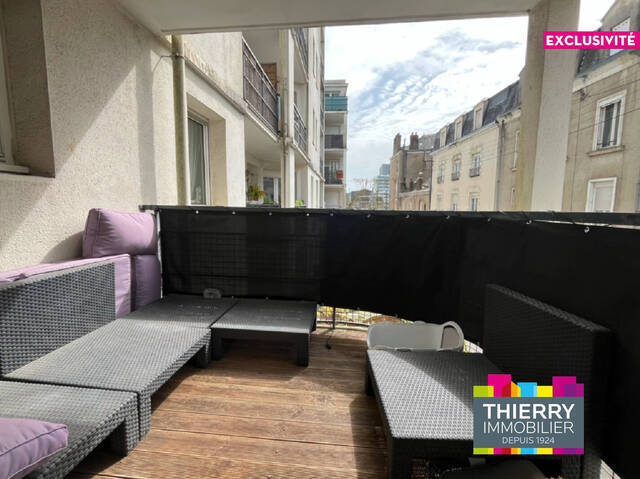 Vente Appartement 3 pièces 61 m² Nantes 44000 Saint-Clément - Jardin des plantes