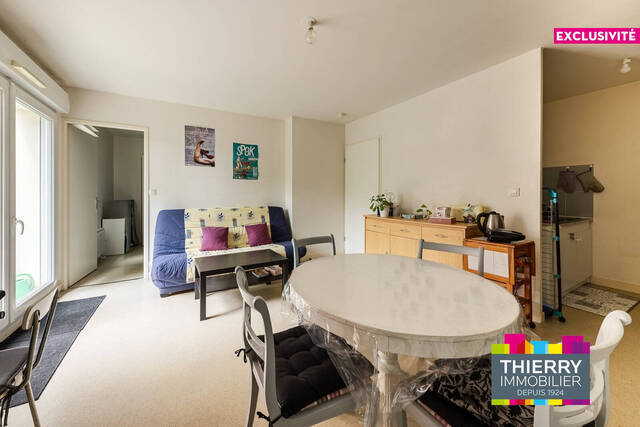 Vente Appartement 2 pièces 37.51 m² Nantes 44100 Chantenay - Sainte-Anne