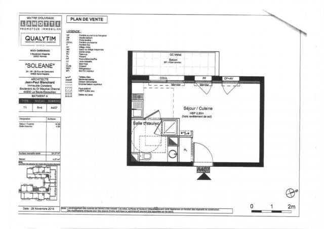 Location Appartement studio 1 pièce 24 m² Saint-Nazaire 44600 CENTRE VILLE - GARE