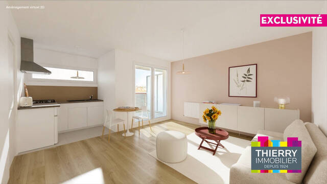 Vente Appartement 2 pièces 40.73 m² Nantes 44000 Centre ville