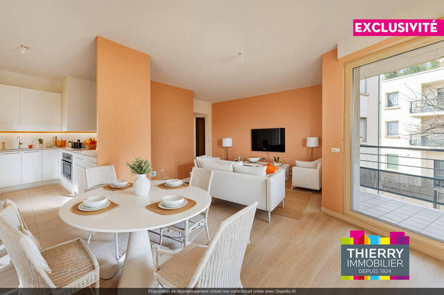 Vente Appartement 2 pièces 45.31 m² Treillières 44119 Treillières