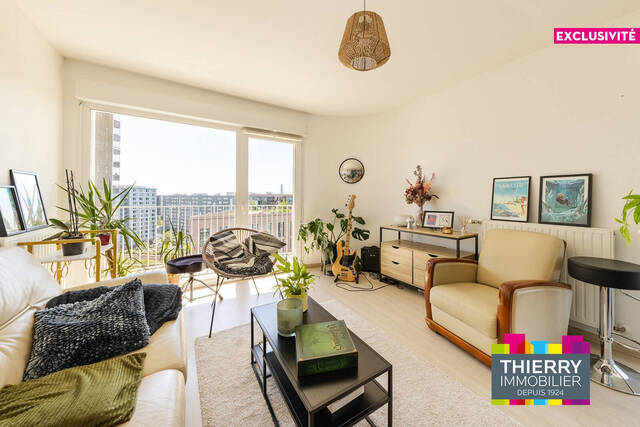 Vente Appartement 3 pièces 59 m² Nantes 44000 Gare Sud - Malakoff