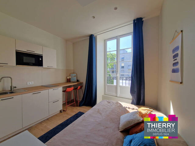 Vente Appartement 1 pièce 16.39 m² Nantes 44000 Centre ville