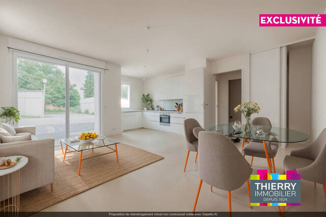 Vente Appartement 2 pièces 42.92 m² Couëron 44220