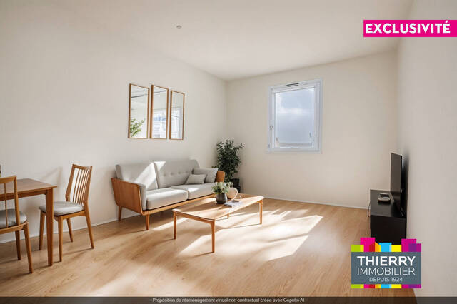 Vente Appartement 2 pièces 37 m² Nantes 44300 Pont du Cens - Petit port