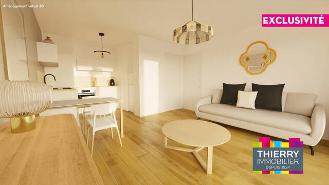 Vente Appartement 2 pièces 40.07 m² Nantes 44100 Zola