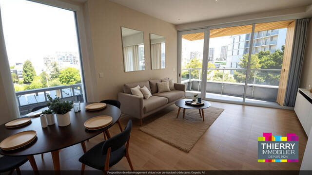 Vente Appartement 2 pièces 40 m² Nantes 44200 Île de Nantes