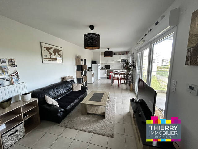 Vente Appartement 3 pièces 63 m² Nantes 44000 Rond-Point - Route de Paris