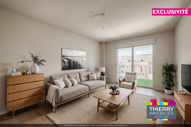 Vente Appartement 2 pièces 46.45 m² Saint-Herblain 44800 Saint-Herblain Bourg-Solvardière-Pelousière