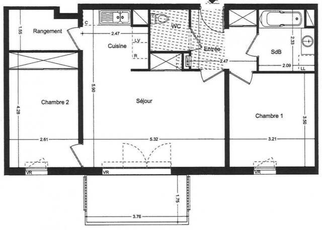 Location Appartement t3 63 m² Saint-Herblain 44800 Saint herblain