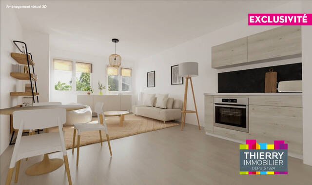 Vente Appartement 3 pièces 54.98 m² Nantes 44300 Pont du Cens - Petit port