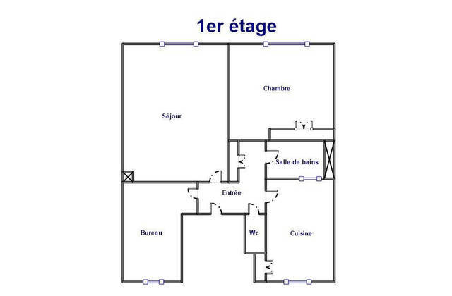 Location Appartement t3 55 m² Saint-Nazaire 44600