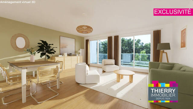 Vente Appartement 4 pièces 103.3 m² Nantes 44000 Saint-Pasquier