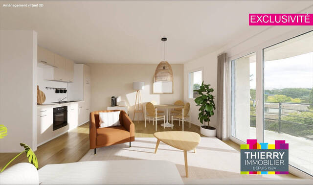Vente Appartement 3 pièces 62.13 m² Nantes 44300 Hippodrome
