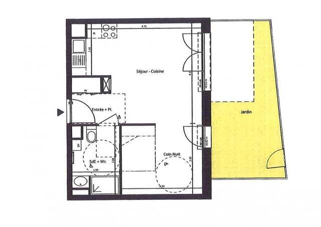 Location Appartement t1 bis 36 m² Saint-Nazaire 44600