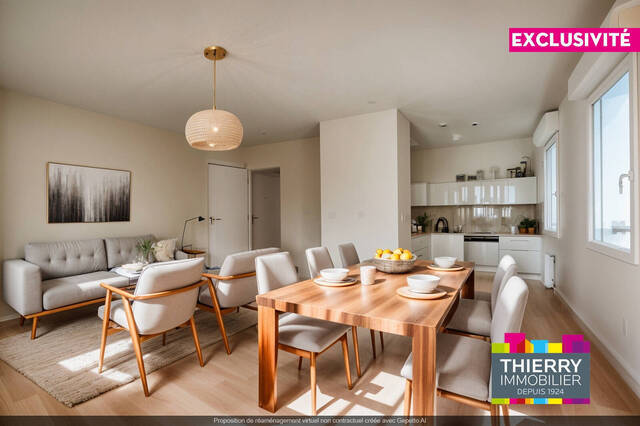 Vente Appartement 2 pièces 46.45 m² Nantes 44000 Rond-Point de Paris - Blanche de Castille