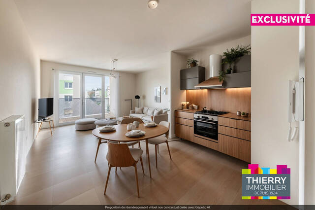 Vente Appartement 2 pièces 46 m² Nantes 44300 Pont du Cens - Petit port