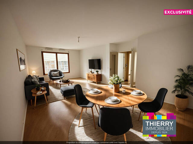 Vente Appartement 2 pièces 50 m² Nantes 44300 Ste-Thérèse - Beauséjour