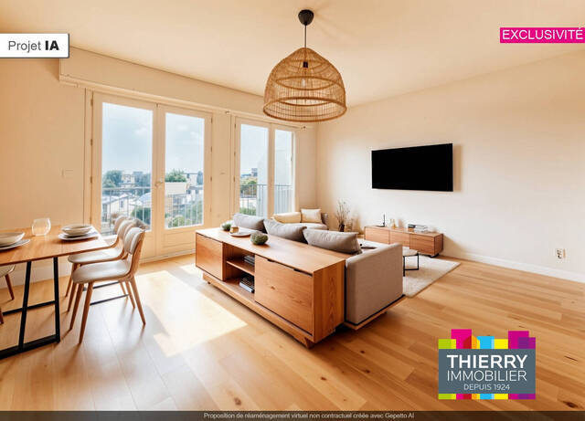 Vente Appartement 3 pièces 65 m² Nantes 44100