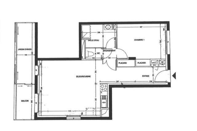 Location Appartement t2 54 m² Saint-Herblain 44800