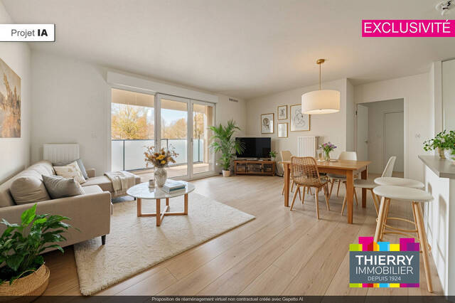 Vente Appartement 3 pièces 60.23 m² Nantes 44300 Éraudière-Renaudière