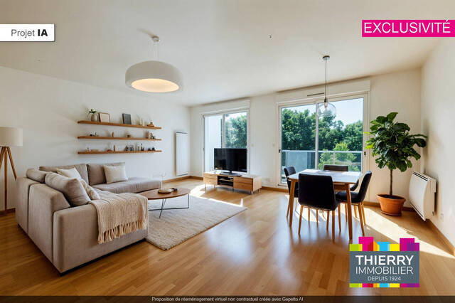 Vente Appartement 4 pièces 103.3 m² Nantes 44000 Rond-point de Rennes