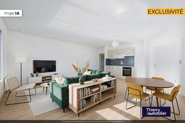 Vente Appartement 3 pièces 64 m² Rezé 44400 Pont Rousseau