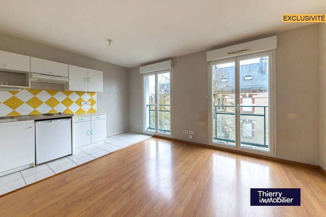 Vente Appartement 1 pièce 23.69 m² Nantes 44000 Saint-Clément - Jardin des plantes