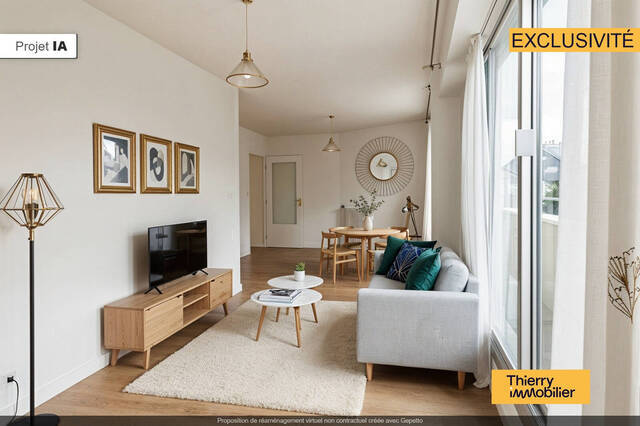 Vente Appartement 2 pièces 46.39 m² Nantes 44100 Canclaux - Mellinet