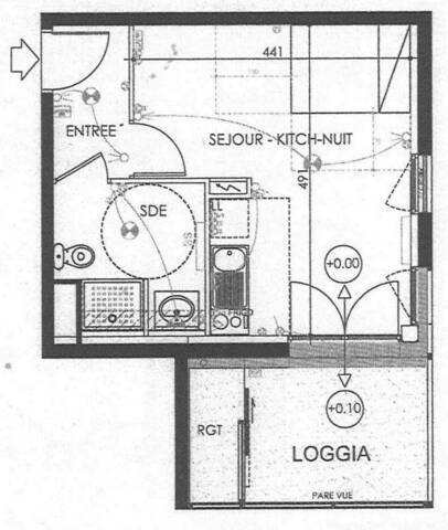 Location Appartement studio 1 pièce 26 m² Nantes 44300 Bottière - Chénaie