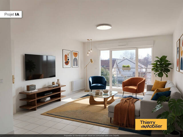 Vente Appartement 3 pièces 67.95 m² Nantes 44300 Géraudière - Boissière